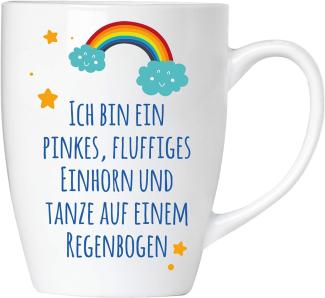 Ich bin ein pinkes, fluffiges Einhorn! - Tasse aus Keramik