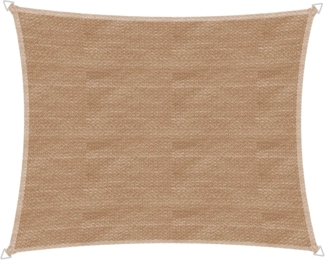 Windhager Sonnensegel Capri Rechteck, 4x5 m, reed