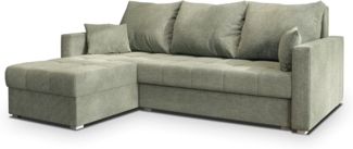 Masseno Ecksofa NIDA mit Schlaffunktion L-Form, Sofa mit Bettkasten