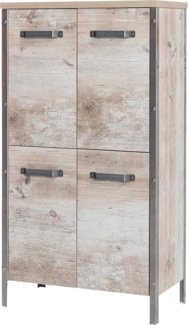 Schildmeyer Unterschrank 119966 Isola, 30x32. 5x88 cm, weiß