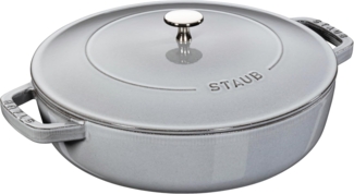Staub Braisers Bräter mit Chistera Drop-Structure 28 cm, Gusseisen
