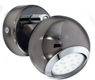 Eglo 31005 Spot LED BIMEDA Stahl nickel-nero, chrom, GU10-LED max. 1X2,8W Ø7cm 3000K