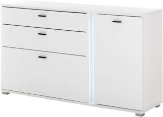 Sideboard Bellport in weiß matt 150 cm