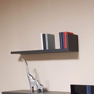 Wandboard BRIGHT Wandregal Regal in graphit mit 1 Ablage Länge 100 cm