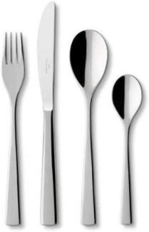 Tafelbesteck 24tlg. Modern Grace Besteck Villeroy und Boch Menü-Besteck-Set, Spülmaschinenfest, Silber, 42 x 27 x 5 cm