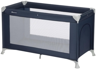 Bebeconfort Sweet Dreams, Baby Reisebett, 0–3 Jahre (0–15 kg), Reisebett leicht für Babys, Große gepolsterte Matratze, Seitenfenster, Einfach Kompakt Klappbar, Mit Reisetasche, Navy Blue