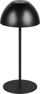 Akku LED Tischleuchte ORTIZ kabellos für Innen & Außen, Schwarz - 20cm klein