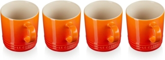 Le Creuset Becher 350 ml 4er-Set Ofenrot