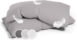 Soft Wonder-Edition Kopfkissenbezüge 2er Set 40x80 cm Mikrofaser Taupe