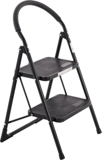 Raburg Trittleiter Praktische Universal-Leiter für Alltag, Stahl, klappbar, Tom, Lock-Klappsperre, rutschhemmende Oberfläche, Solid-Grip-Füße