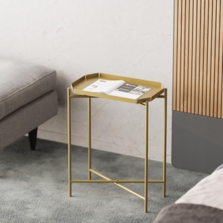 Couchtisch, 'SHB-009', 56 x 40 x 26, Gold