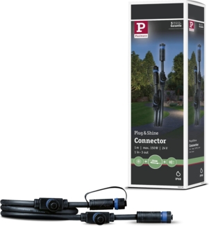 PLM 93994 - Plug&Shine Kabel IP68, 1 m mit drei Anschlussbuchsen