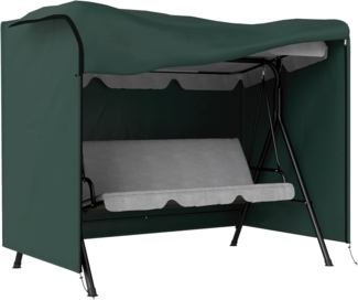 Outsunny Gartenmöbel-Schutzhülle Abdeckhaube, Wasserfest, Sonnenschutz (Schutzhülle für Hollywoodschaukel, 1-St, Abdeckhaube für Hollywoodschaukeln), 205L x 124B x 164H cm