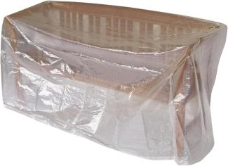 Abdeckhaube Bank 3-sitzer 163cm, PE transparent