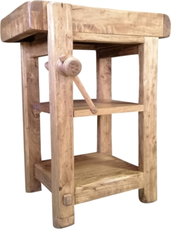 Biscottini Küchenschrank mit arbeitsplatte 82 x 57 x 64 cm Made in Italy | Arbeitstisch aus Holz massiv | Kücheninsel mit arbeitsplatte | Küchenmöbel