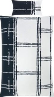 REDBEST Bettwäsche Bettwäsche, Mako-Satin, 2 teilig, Satin Streifen