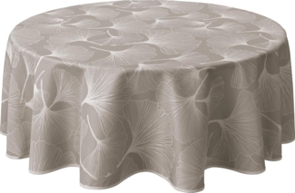 Le linge de Jules Biloba Tischdecke, fleckenabweisend, rund, 160 cm
