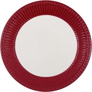 Greengate Teller 23 cm Alice claret red