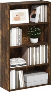 Furinno Pasir 4-stufiges offenes Regal, Bernsteinkiefer