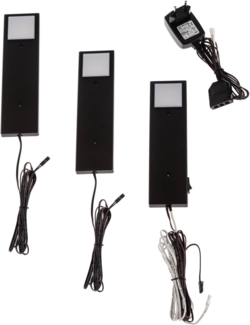 Lindby Unterschrankleuchte Amaryll, 3 x 2,2 W LED, warmweiß