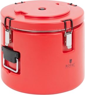 Royal Catering Thermobehälter Thermobox Thermoport Warmhaltebehälter 15 L, Edelstahl, Kunststoff