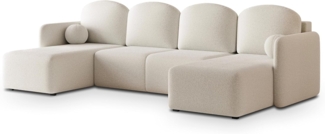 Masseno Ecksofa NUBERO mit Schlaffunktion U-Form, Sofa mit Bettkasten