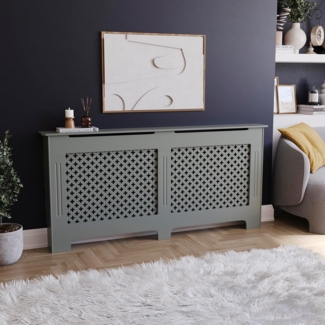 Vida Designs Kommoden & Sideboards, Mitteldichte Holzfaserplatte, Grau, Extra Groß