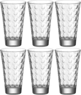 Leonardo OPTIC Trinkglas groß 300 ml 6er Set