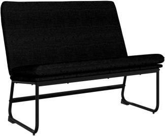 vidaXL Sitzbank Schwarz 100 x 75 x 76 cm Stoff