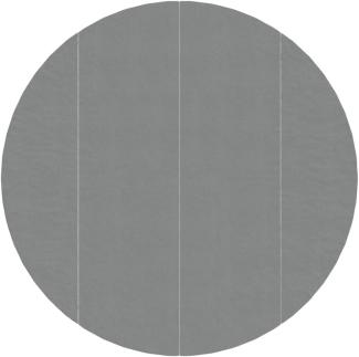 vidaXL Pool-Bodentuch, Hellgrau, 150 gr/m² Polyester, Ø 458 cm