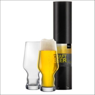 Eisch Craft Beer Experts Becher 450 ml 2er Set in Geschenkröhre