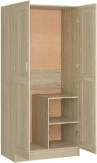 vidaXL Kleiderschrank Sonoma-Eiche 82,5x51,5x180 cm Holzwerkstoff 803437