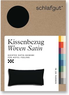 Schlafgut Kissenbezug Woven Satin aus Mako-Baumwolle, langlebig, pflegeleicht, dicht gewebt, (1 Stück), Kissenhülle mit Reißverschluss, passender Bettbezug erhältlich