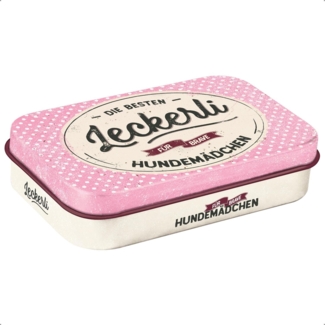 Nostalgic-Art Aufbewahrungsdose Nostalgic-Art- Leckerli-Dose - PfotenSchild - Brave Hundemädchen