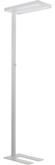 Alco LED-Stehleuchte 9085 195cm Aluminium weiß