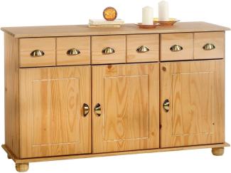 IDIMEX Apothekerkommode Kommode Anrichte Apothekenschrank Sideboard Colmar, Kiefer massiv, gebeizt/gewachst