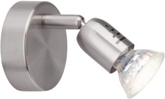 LED Wandstrahler, beweglicher Spot, verchromt, LOONA