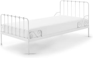 Metallbett Alice Liegefläche 90x200 cm weiß