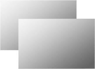 vidaXL Wandspiegel 2 Stk. 60 x 40 cm Rechteckig Glas 3051623