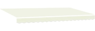 vidaXL Markisen-Ersatzstoff Creme 400 x 200 cm Segeltuch 42000389