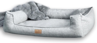 GOOFY COUTURE Orthopädisches Hundebett - 110x90cm, 06 Grau