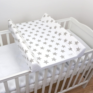 Baby Harte Basis Wickelunterlage/Wechsler 70 x 50 cm passend für 120 x 60 cm Kinderbett (Sterne)