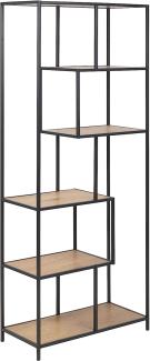 Eine Marke von Amazon - Movian Martin - Bücherregal, 35 x 77 x 185 cm (L x B x H), Eichenoptik