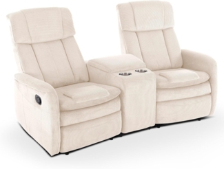 Raburg 2-Sitzer Kinosessel, 2er-Fernsehsessel mit Relaxfunktion, mechanisch, Maxx, mit Liegefunktion, für 2 Personen, Belastbarkeit je Sitzplatz 150 kg