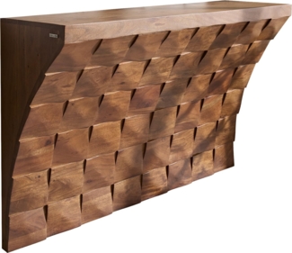 Konsole Eremos 120x35 cm Akazie Braun