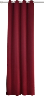 Woltu Gardine, (1 St), blickdicht, mit Ösen, 130 g/m², Leichter & weicher