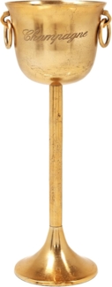 riess-ambiente Sektkühler CHAMPAGNE 80cm antik gold, Küche · Metall · für Flaschen (Wein & Champagner)
