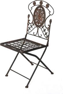 Gartenstuhl Metall Avis 1840 Metallstuhl Bistrostuhl Stuhl Garten Vintage Eisen Nostalgie Eisenstuhl Braun Antik