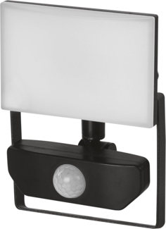 EMOS - LED-Strahler Tambo mit Bewegungsmelder - dünnes Aluminium Flutlicht - wasserdicht - neutralweiß (4000 K) - 1000 lm - 10 W - 25 000 Std. - Abstrahlwinkel 120° - für Außenbereich - schwarz