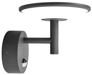 Lucande Außen-Wandleuchte Fenia, LED 13 W gesamt, warmweiß